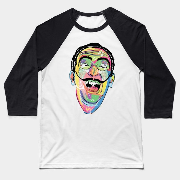 Dali Baseball T-Shirt by portraiteam